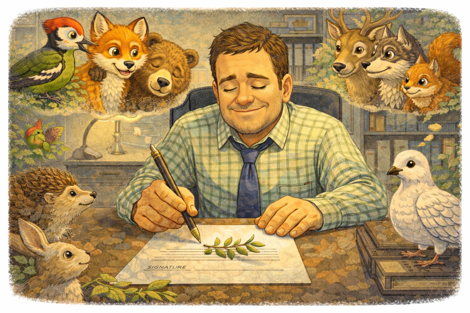 Ilustracija: Osmijeh koji sve zna